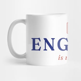 Funny english learning quote Mug